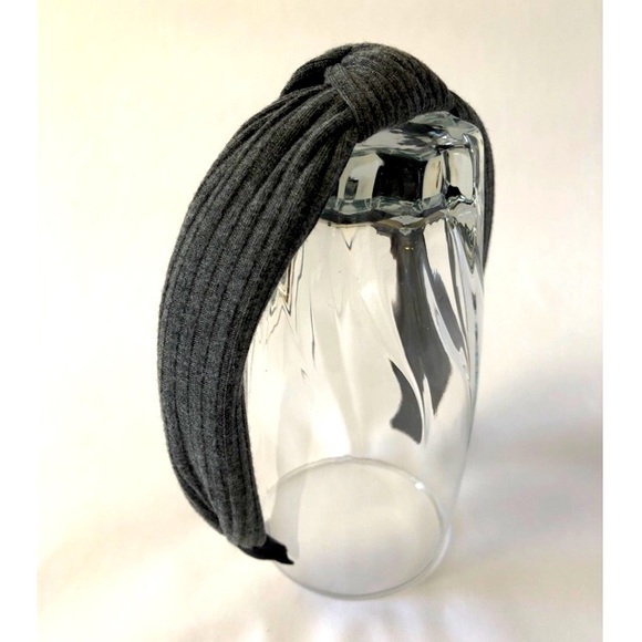 Accessories - Top Knot Headband striped dark gray